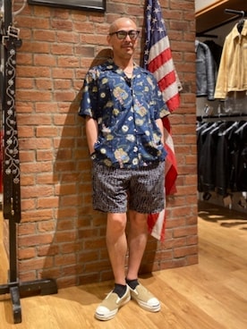 総料理長（schottのイケオジ）さん（メンズ・170cm）の夏コーディネート