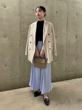 「オケージョン」｜「アイテム（スリッポン）」を使った、yuiさん（レディース・156cm）の春コーディネート