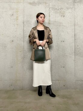 「SENSE OF PLACE by URBAN RESEAR」｜「アイテム（その他アウター）」を使った、yuiさん（レディース・156cm）の夏コーディネート