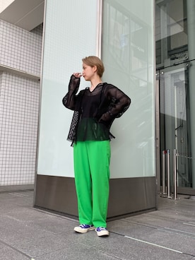 徳寄文香さん(レディース・162cm)の秋コーディネート