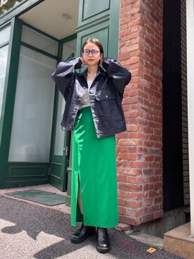 徳寄文香さん（レディース・162cm）の夏コーディネート