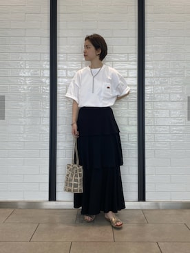 徳寄文香さん（レディース・162cm）の夏コーディネート