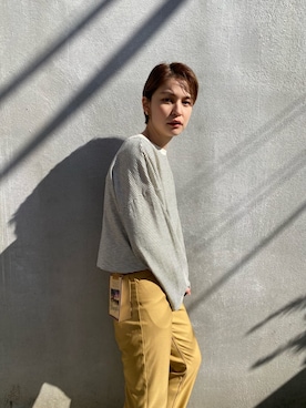 徳寄文香さん（レディース・162cm）の春コーディネート