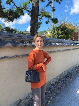 徳寄文香さん（レディース・162cm）の秋コーディネート