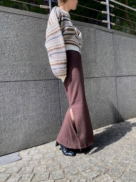 徳寄文香さん（レディース・162cm）の秋コーディネート