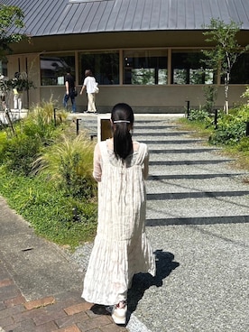 「アイテム（タンクトップ）」を使った、aonaさん（レディース・156cm）の夏コーディネート