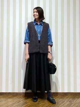 「アイテム（その他シューズ）」を使った、SAOさん（レディース・163cm）の秋コーディネート