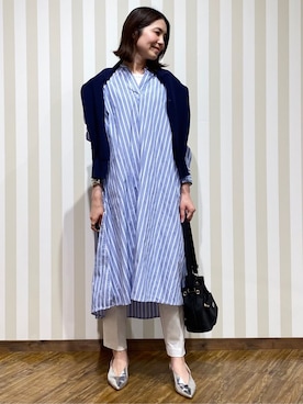 「Lee（リー）のアイテム（バッグ）」を使った、SAOさん（レディース・163cm）の春コーディネート