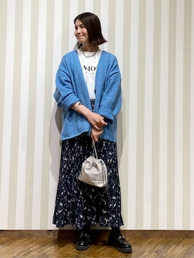「DRESKIP（ドレスキップ）のアイテム」を使った、SAOさん（レディース・163cm）の秋コーディネート