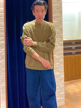 「NOLLEY'S LIGHT（ノーリーズライト）のアイテム」を使った、マツミヤさん（メンズ・178cm）の秋コーディネート