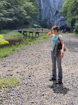 「BeBe（ベベ）のアイテム」を使った、ayapgfuuさん（レディース・161cm）の秋コーディネート