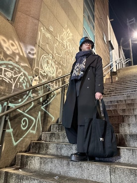 「Y-3(ワイスリー)のアイテム」を使った、joshua920216さん(メンズ・172cm)の春コーディネート