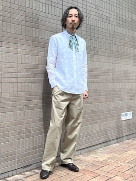 日高さん(メンズ・180cm)の夏コーディネート