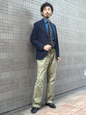 日高さん(メンズ・180cm)の夏コーディネート