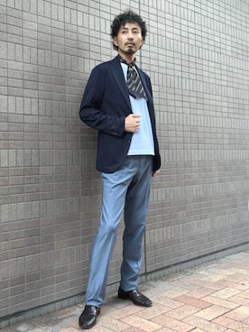 日高さん(メンズ・180cm)の夏コーディネート
