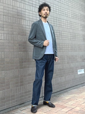日高さん(メンズ・180cm)の夏コーディネート