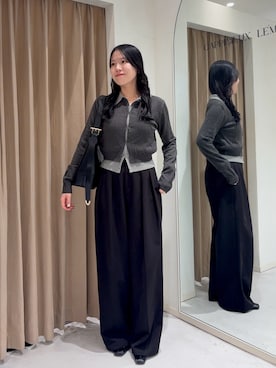 「アイテム（パンプス）」を使った、miolemageさん（レディース・163cm）の秋コーディネート