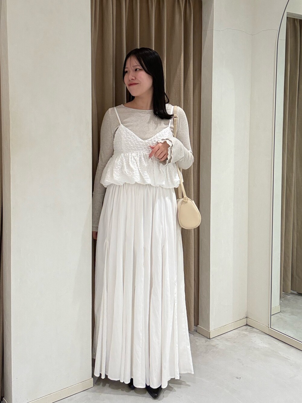 LE'MAGE×gemeilコラボ】バブルバルーンキャミを使った人気ファッション