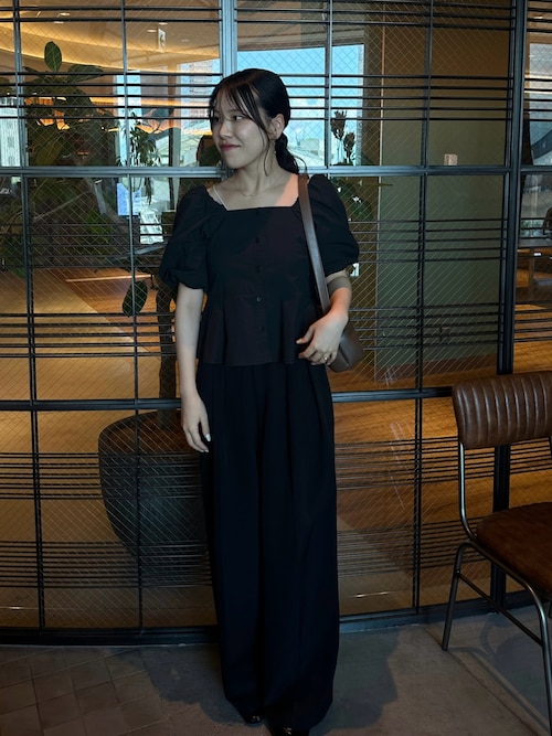 セール】スクエアステッチフラットシューズ（パンプス