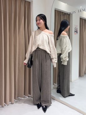 「CAPRICIEUX LE'MAGE（カプリシューレマージュ）のアイテム（パンプス）」を使った、miolemageさん（レディース・163cm）の秋コーディネート