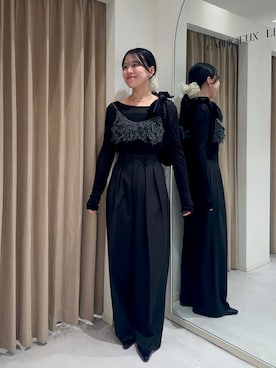 「ビスチェコーデ」｜miolemageさん（レディース・163cm）の秋コーディネート