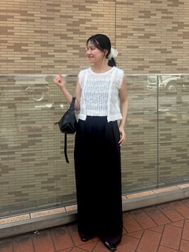 「CAPRICIEUX LE'MAGE（カプリシューレマージュ）のアイテム」を使った、miolemageさん（レディース・163cm）の夏コーディネート