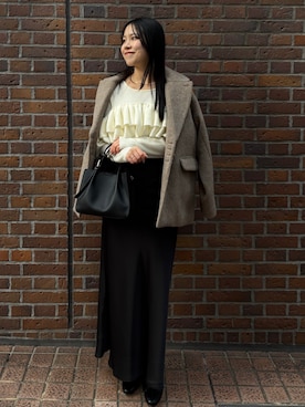 miolemageさん（レディース・163cm）の冬コーディネート