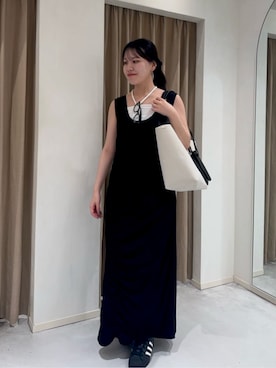 「ワンピース×スニーカー」｜miolemageさん（レディース・163cm）の夏コーディネート