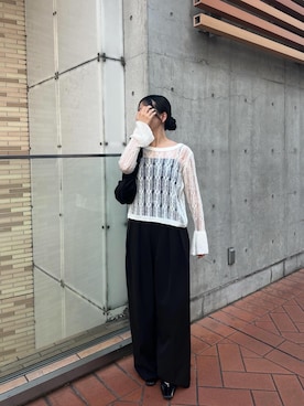 「アイテム（パンプス）」を使った、miolemageさん（レディース・163cm）の秋コーディネート