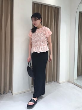 「トレンドファッション」｜miolemageさん（レディース・163cm）の夏コーディネート