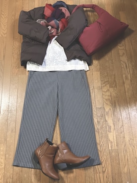 「coca（coca）（コカ）のアイテム」を使った、gashさん（レディース・157cm）の冬コーディネート