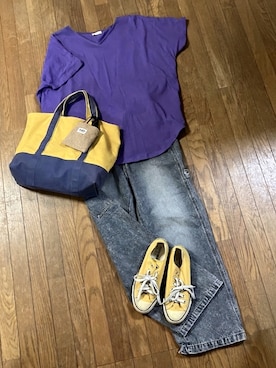 「classicalelf（クラシカルエルフ）のアイテム（パンツ）」を使った、gashさん（レディース・157cm）の夏コーディネート