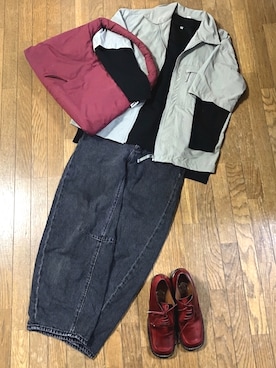 「coca（coca）（コカ）のアイテム（トップス）」を使った、gashさん（レディース・157cm）の春コーディネート