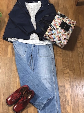 「OPAQUE.CLIP（オペークドットクリップ）のアイテム」を使った、gashさん（レディース・157cm）の春コーディネート