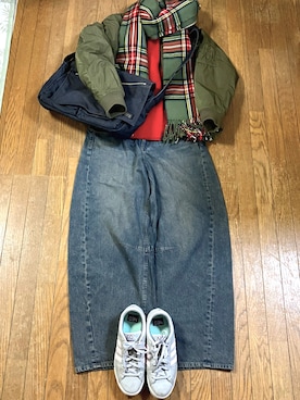 「PORTER（ポーター）のアイテム」を使った、gashさん（レディース・157cm）の冬コーディネート