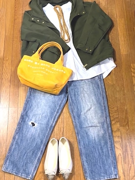 「AmiAmi（アミアミ）のアイテム」を使った、gashさん（レディース・157cm）の春コーディネート