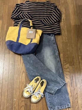 「classicalelf（クラシカルエルフ）のアイテム（パンツ）」を使った、gashさん（レディース・157cm）の秋コーディネート
