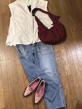「OPAQUE.CLIP（オペークドットクリップ）のアイテム」を使った、gashさん（レディース・157cm）の夏コーディネート