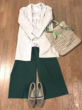 「ORiental TRaffic（オリエンタルトラフィック）のアイテム」を使った、gashさん（レディース・157cm）の春コーディネート