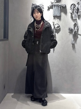 「アイテム（ブルゾン）」を使った、hisaさん（レディース・152cm・20代）の秋コーディネート