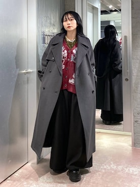 「アイテム（トレンチコート）」を使った、hisaさん（レディース・152cm・20代）の冬コーディネート