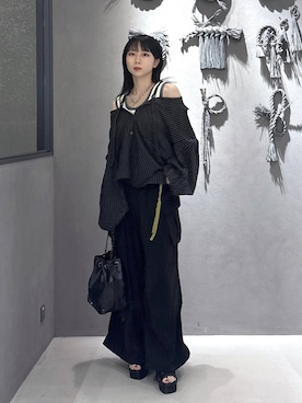 「アイテム（カーゴパンツ）」を使った、hisaさん（レディース・152cm）の夏コーディネート