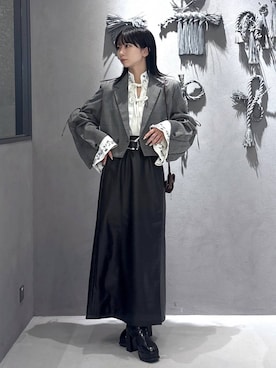 「ロングスカート」｜hisaさん（レディース・152cm・20代）の秋コーディネート