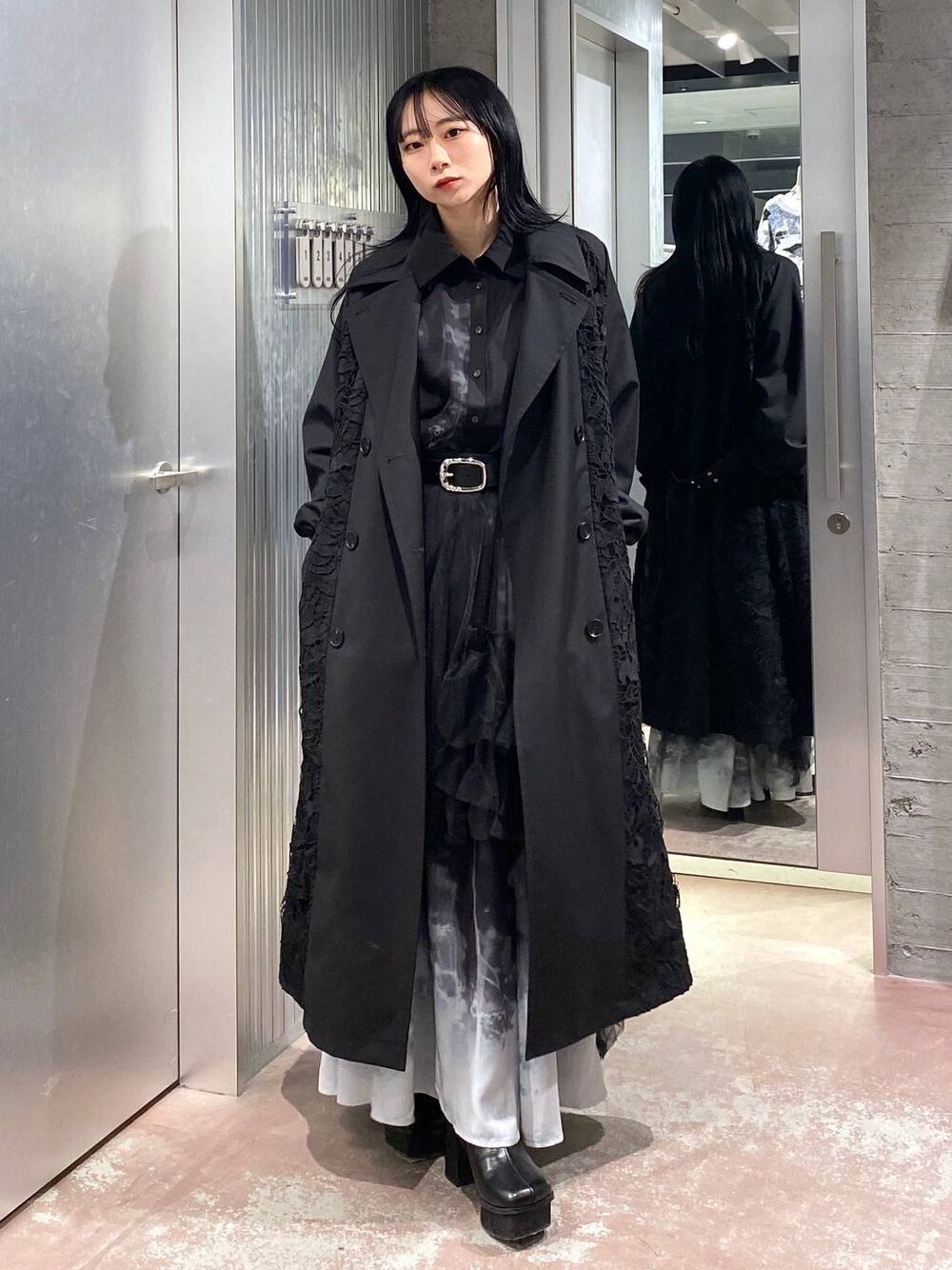mistyforestチュニックシャツ(HARE)を使った人気ファッション 
