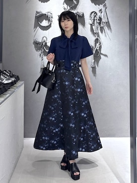 「HARE（ハレ）のアイテム（ワンピース/ドレス）」を使った、hisaさん（レディース・152cm）の夏コーディネート