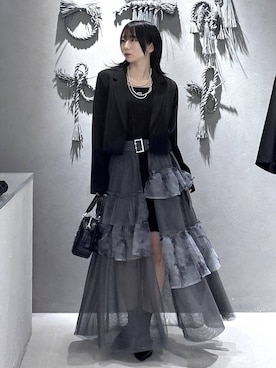 「HARE（ハレ）のアイテム（ジャケット/アウター）」を使った、hisaさん（レディース・152cm）の冬コーディネート