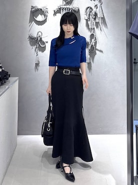 「HARE（ハレ）のアイテム（スカート）」を使った、hisaさん（レディース・152cm）の春コーディネート