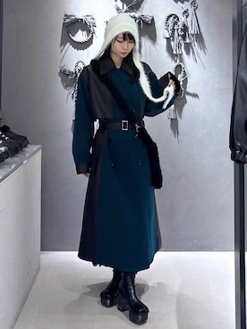 「HARE（ハレ）のアイテム（帽子）」を使った、hisaさん（レディース・152cm）の秋コーディネート