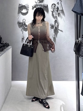 「HARE（ハレ）のアイテム（トップス）」を使った、hisaさん（レディース・152cm）の夏コーディネート