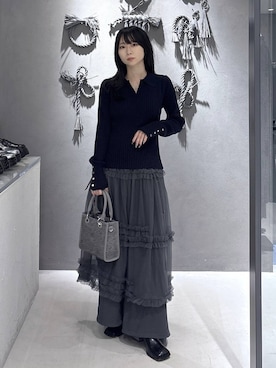 「HARE（ハレ）のアイテム（バッグ）」を使った、hisaさん（レディース・152cm）の秋コーディネート